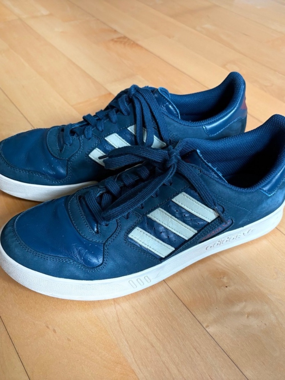 Adidas Court Top OG - Leather/Suede - Petrol & Garnet (rare) - Men 10 US